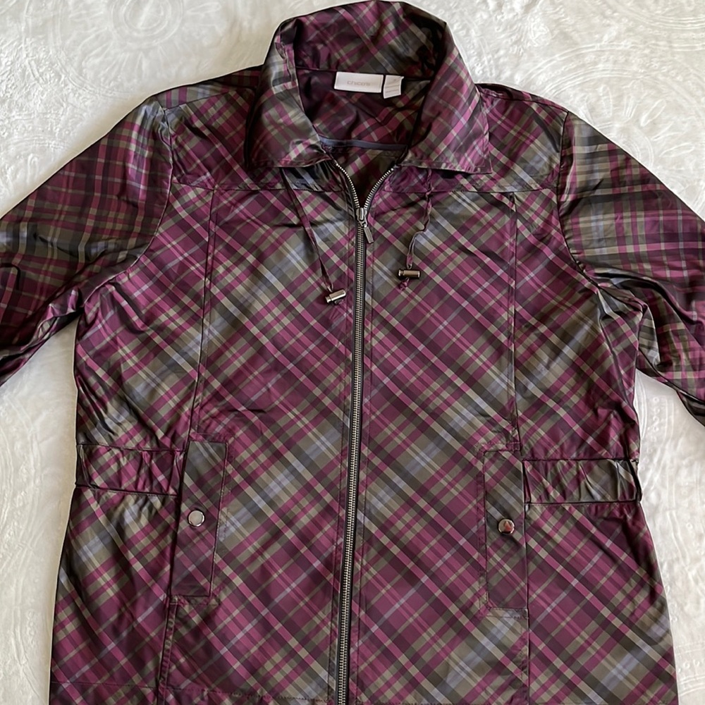 Chicos size 3 jacket with 3/4 sleeves